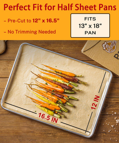 GENLGE half-sheet fit, perfect for standard 18x13 pans