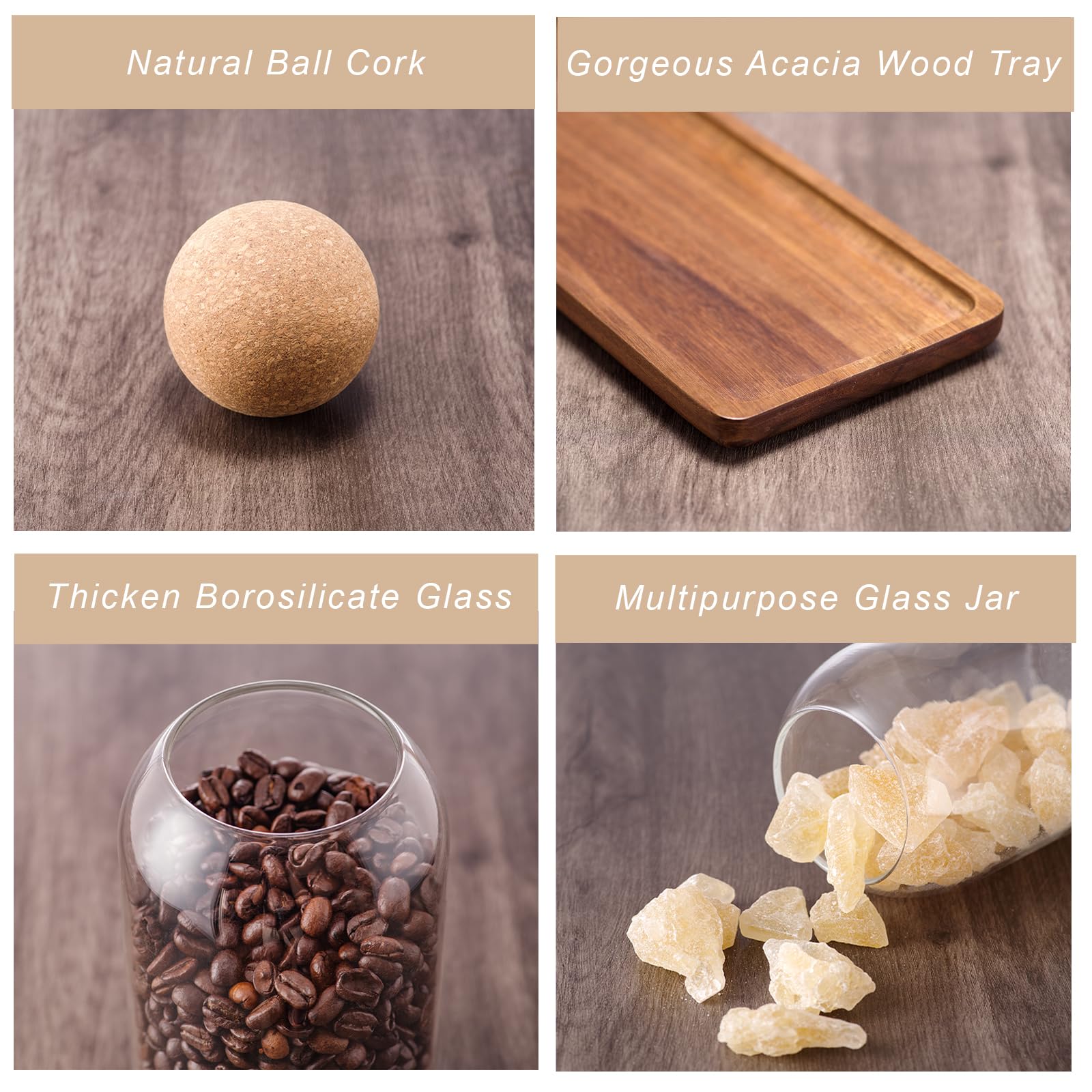 GENSTEUO cotton balls and q-tips holder keeps bathroom neat.