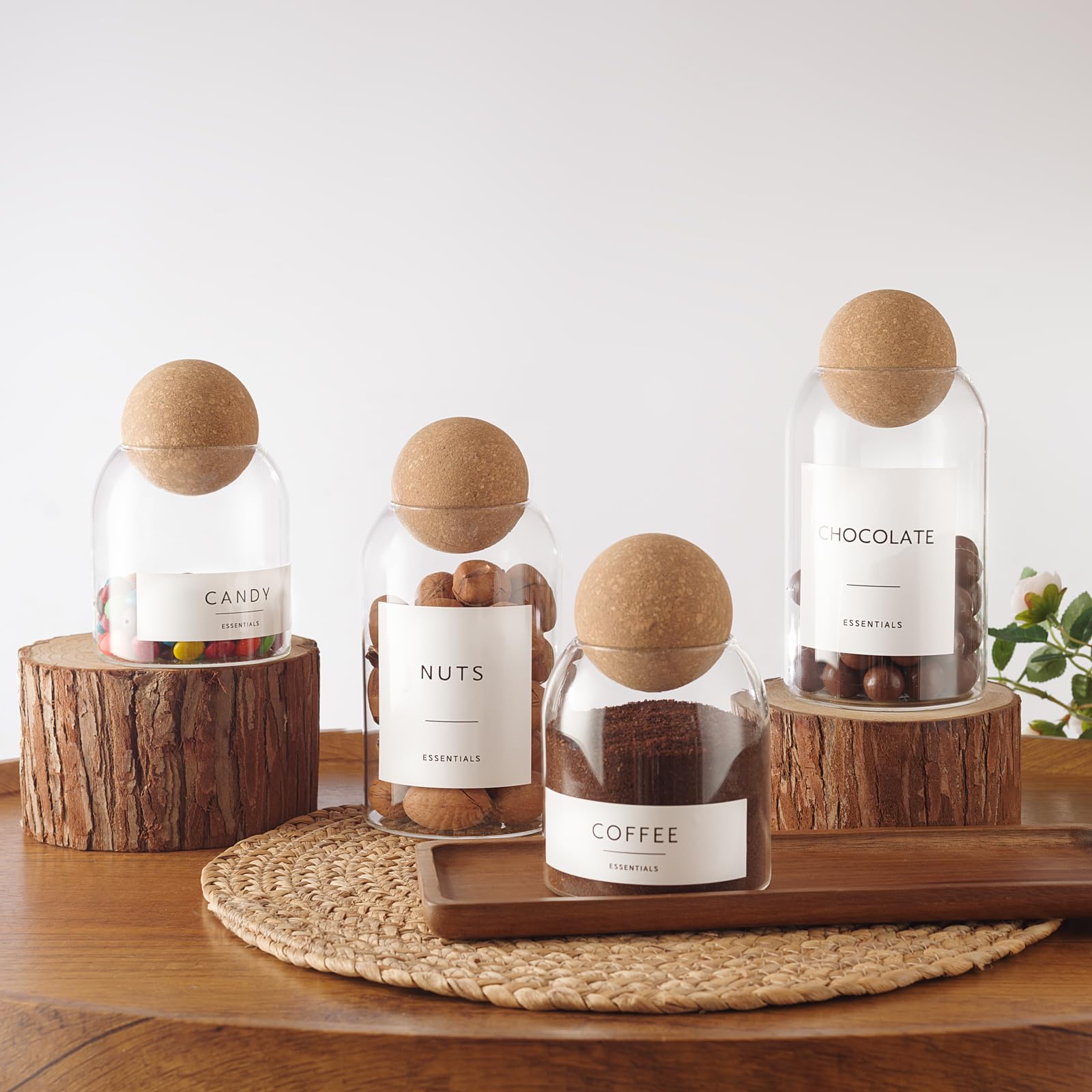 GENSTEUO decorative display ideal for coffee bar or kitchen countertop.