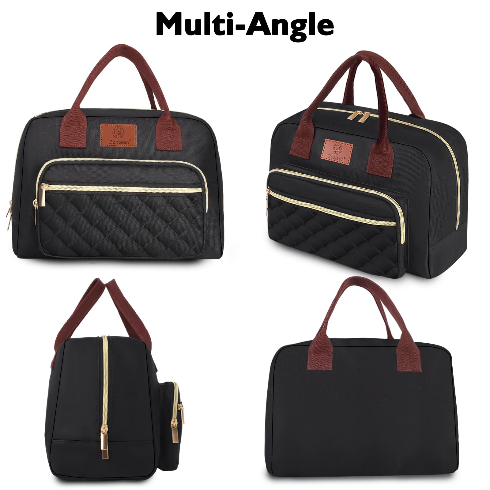Genteen lunch bag versatile for work, travel, school, or picnics.