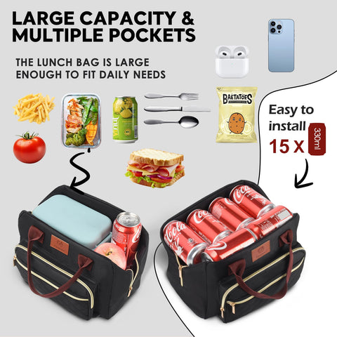 Genteen lunch bag lightweight design for easy daily carrying.