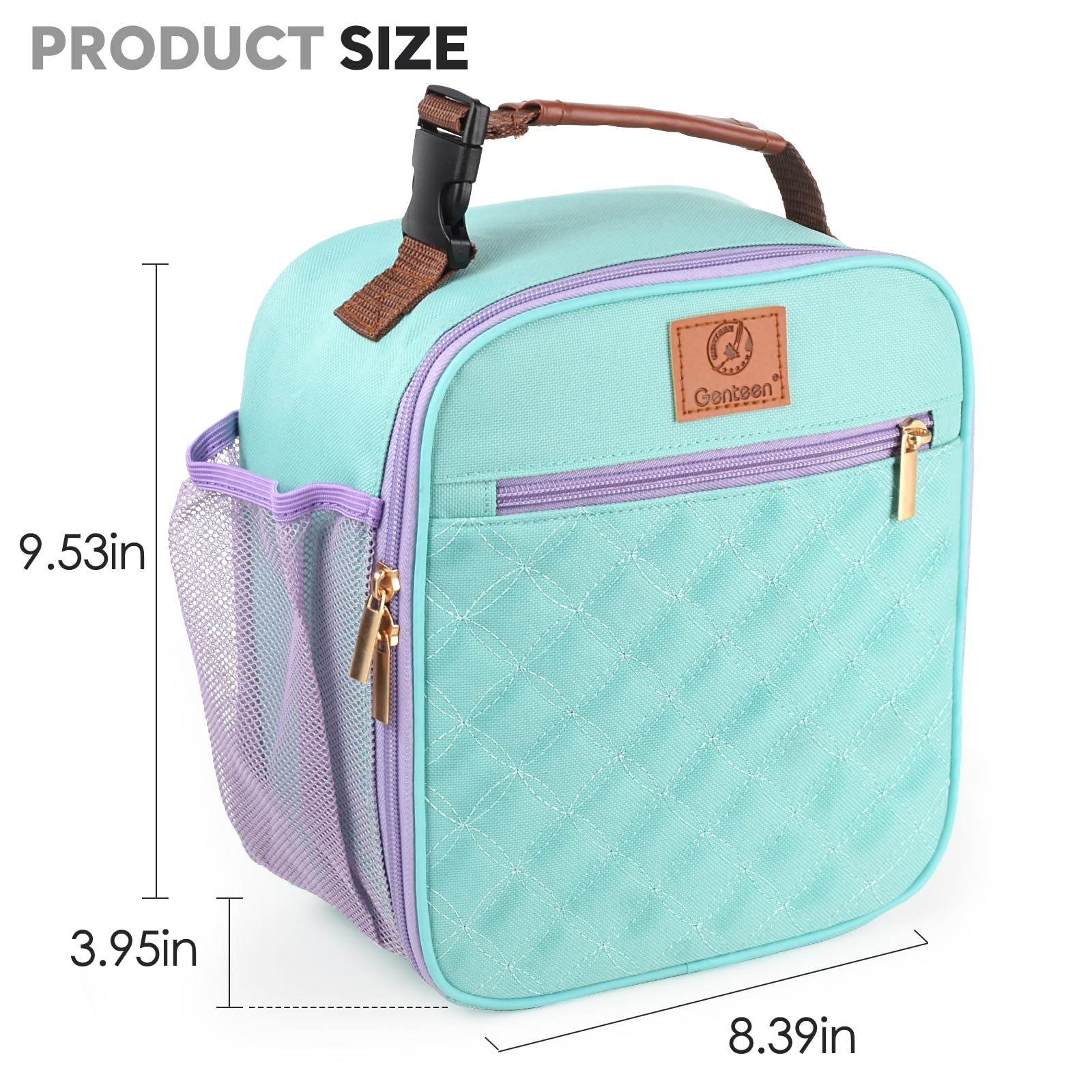 Genteen leakproof design prevents spills during commutes and picnics.