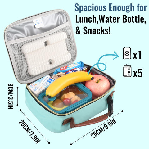 Genteen lunch box side pocket for easy snack organization