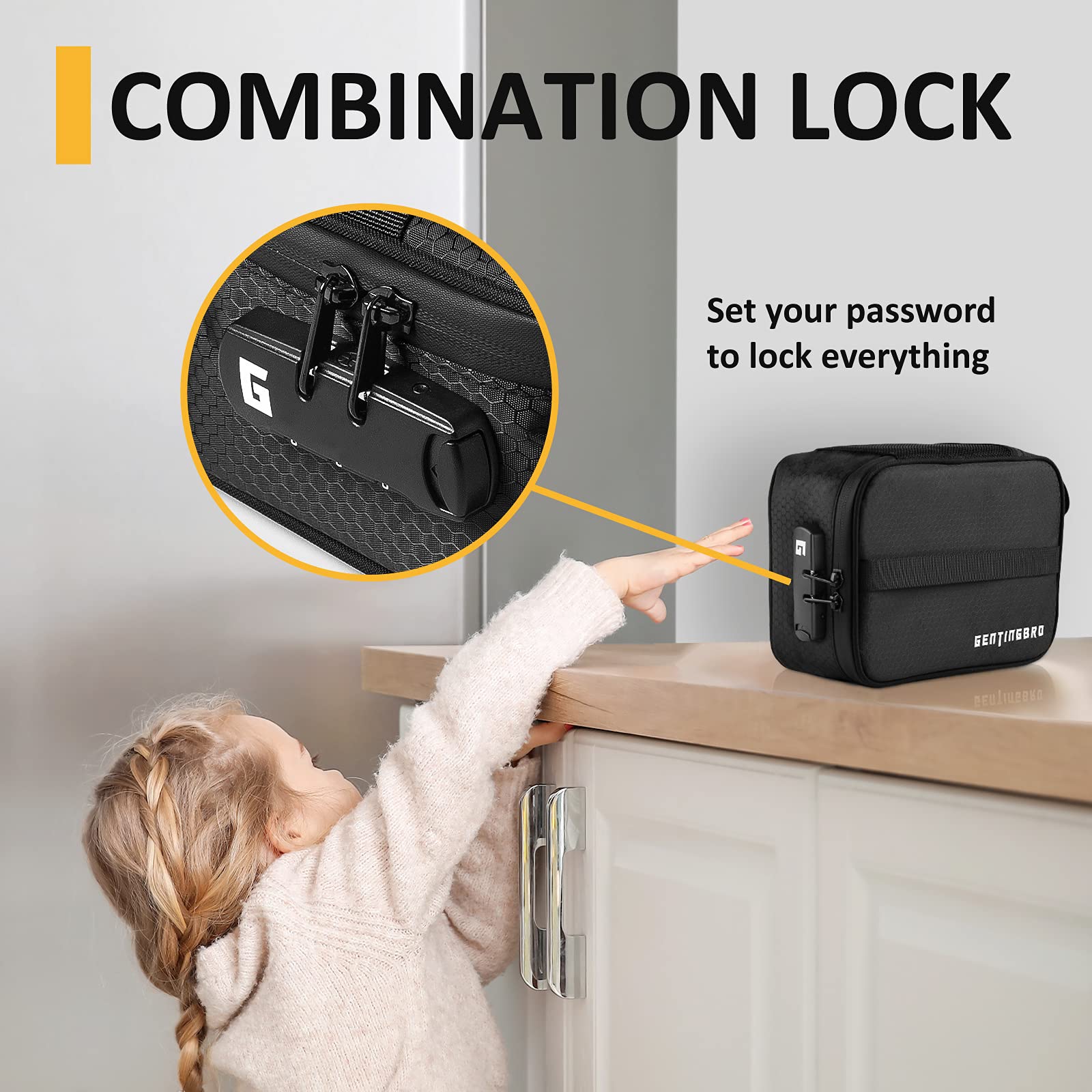 GENTINGBRO Lock Bag with carbon technology for odor containment.