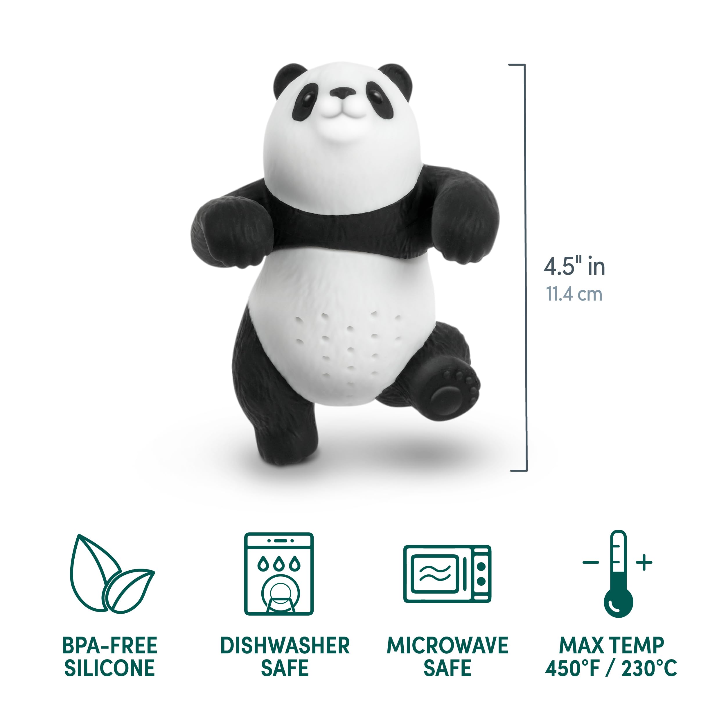 Genuine Fred Bambrew uses BPA-free silicone for safe tea brewing