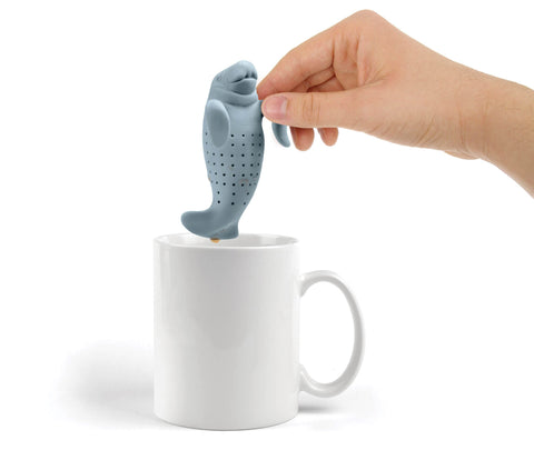 Genuine Fred MANATEA silicone infuser resists heat up to 450°F for durable use.