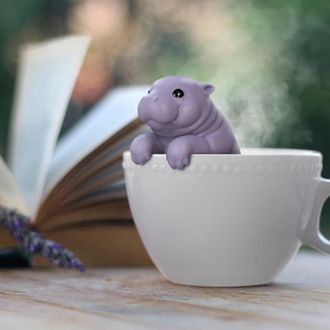 Genuine Fred Sip'opotamus BPA-free silicone maintains pure tea flavor.