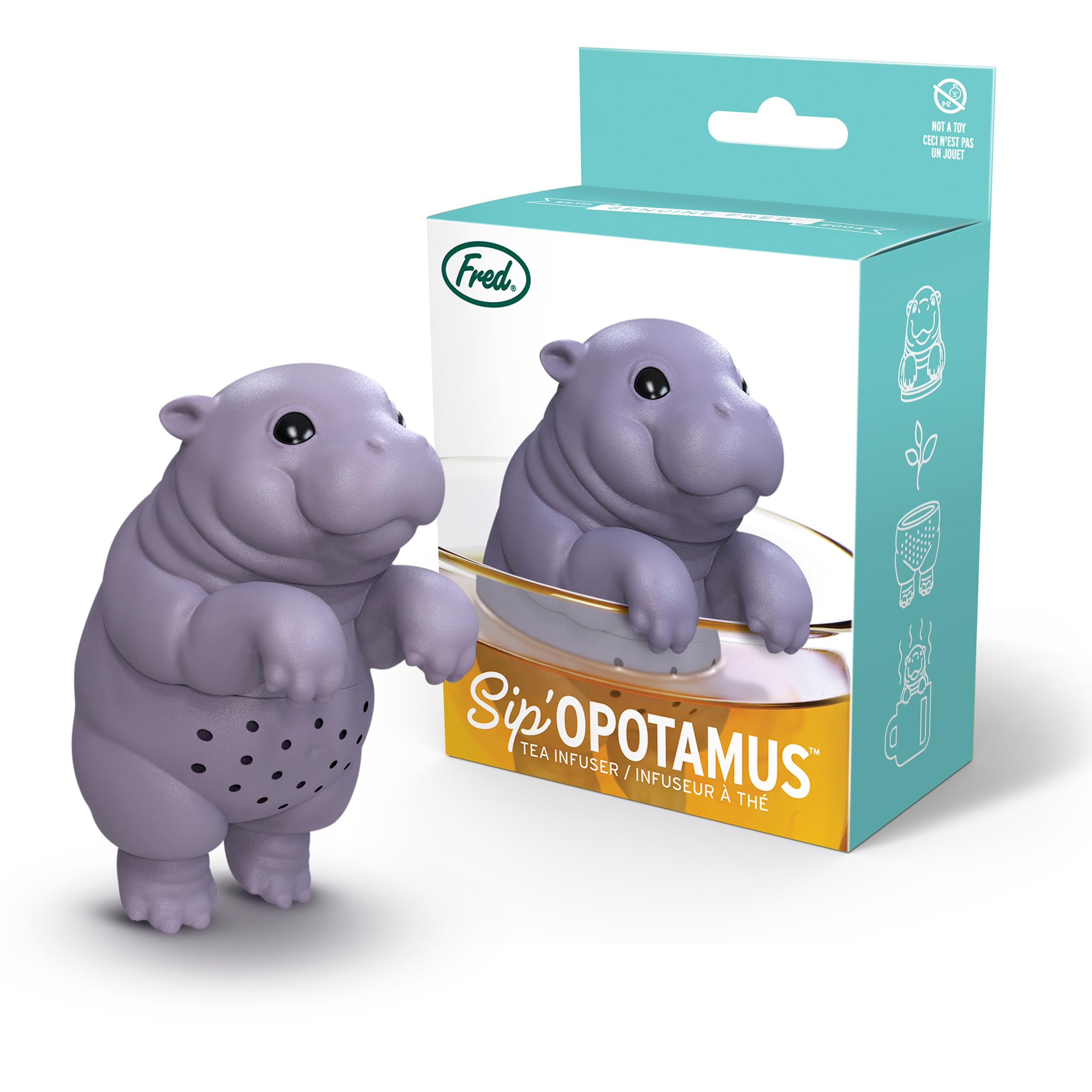 Genuine Fred Sip'opotamus gift box appeals to tea lovers.