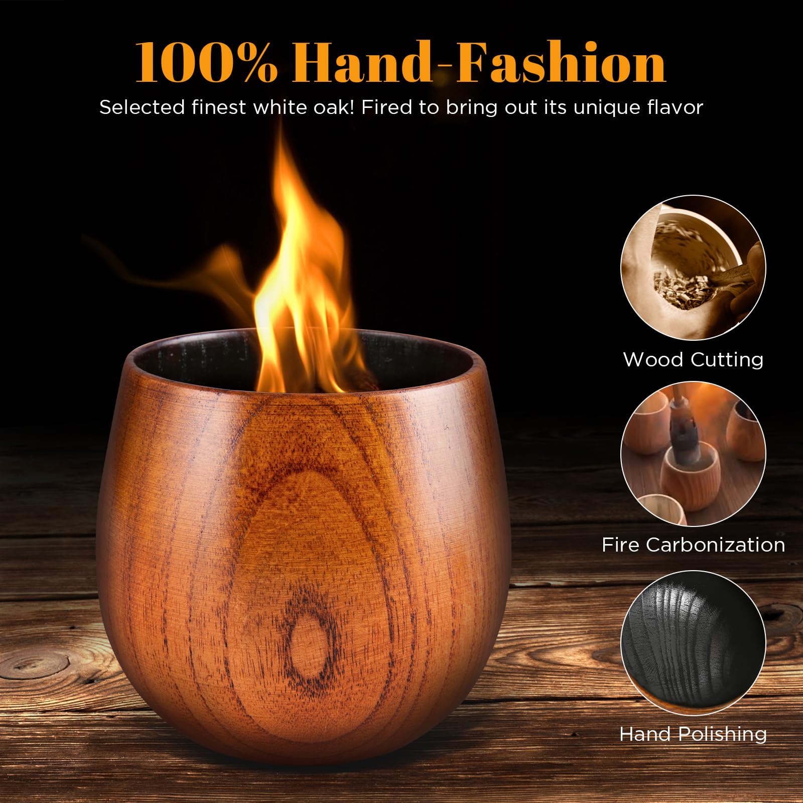 GENUINED hand-carved detail enhances premium whiskey glass for elevated tasting