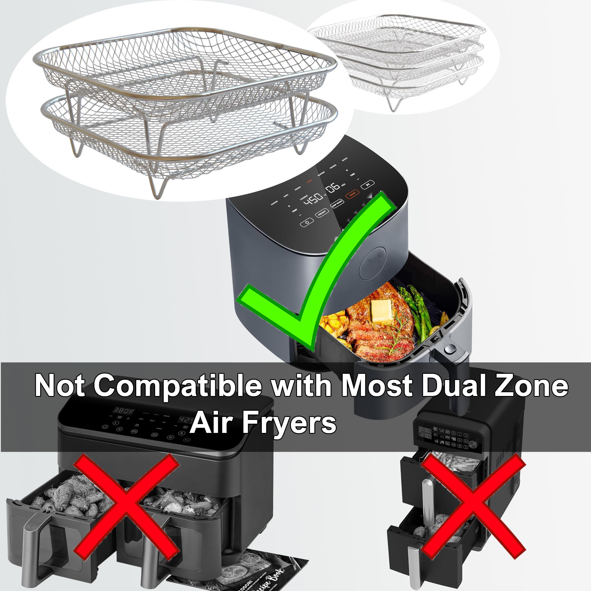 Geolinhome durable 304 stainless steel construction for long-lasting use in the kitchen.