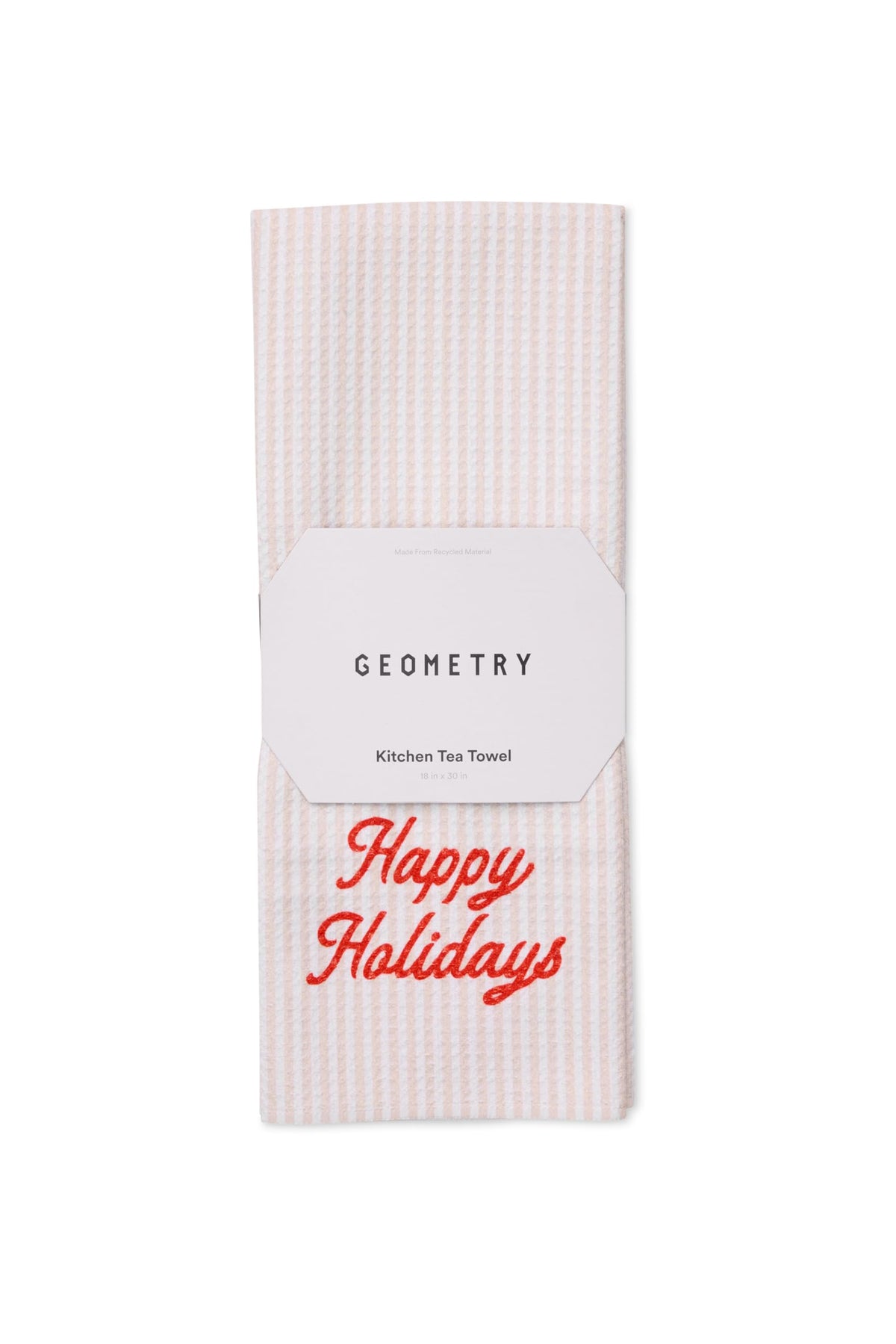 GEOMETRY Christmas towels pack in a festive kitchen for fast drying