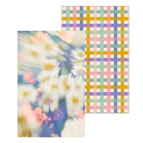 GEOMETRY Spring Kitchen Towel Soft Flora for quick-drying and spotless counters.