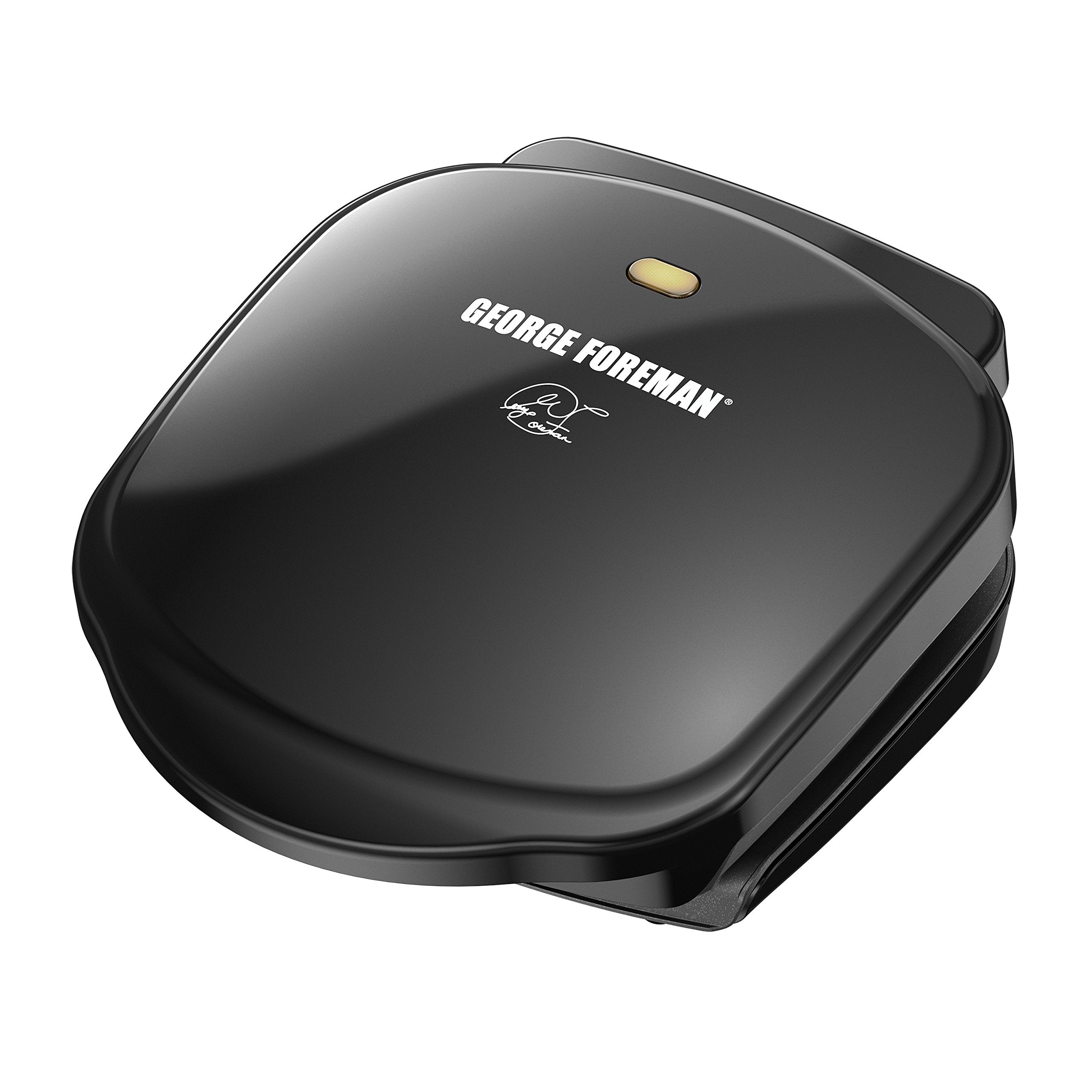 George Foreman GR10B compact 2-serving plate grill for small kitchens and quick meals.