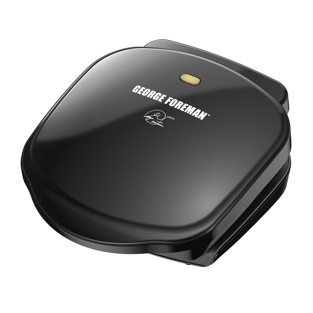 George Foreman GR10B compact 2-serving plate grill for small kitchens and quick meals.