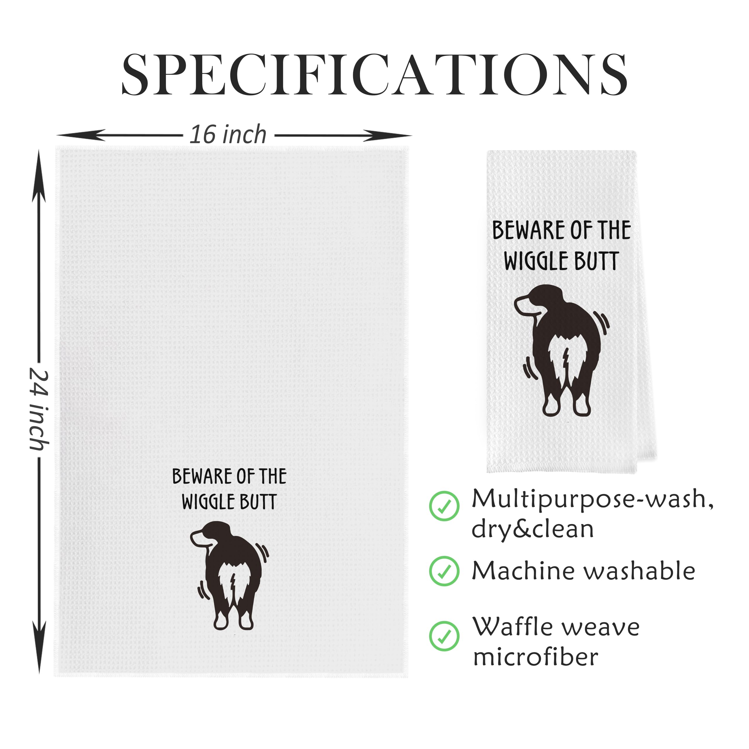 Geqtt decorative tea towel ideal as a gift or display.