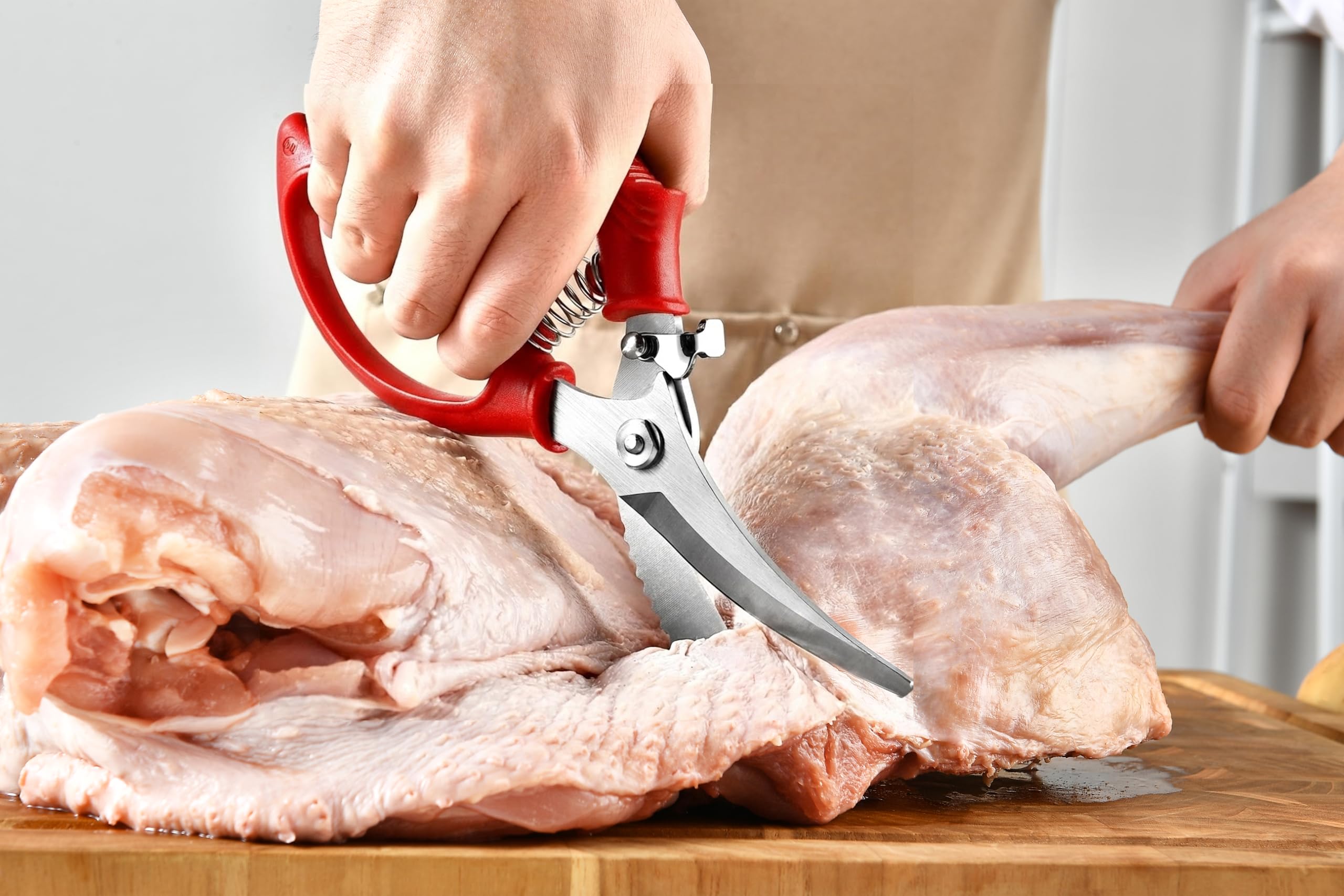 Gerior heavy-duty stainless steel construction offers rust-resistance for long-lasting kitchen use.