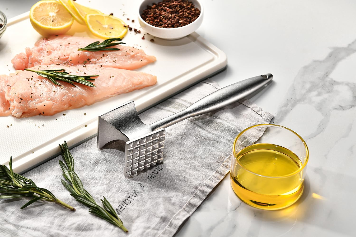 Gerior meat mallet dishwasher-safe construction for easy cleaning