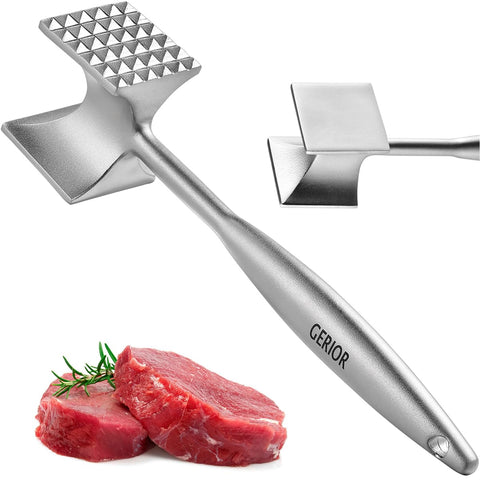 Gerior dual-sided meat mallet top view for even thickness prep