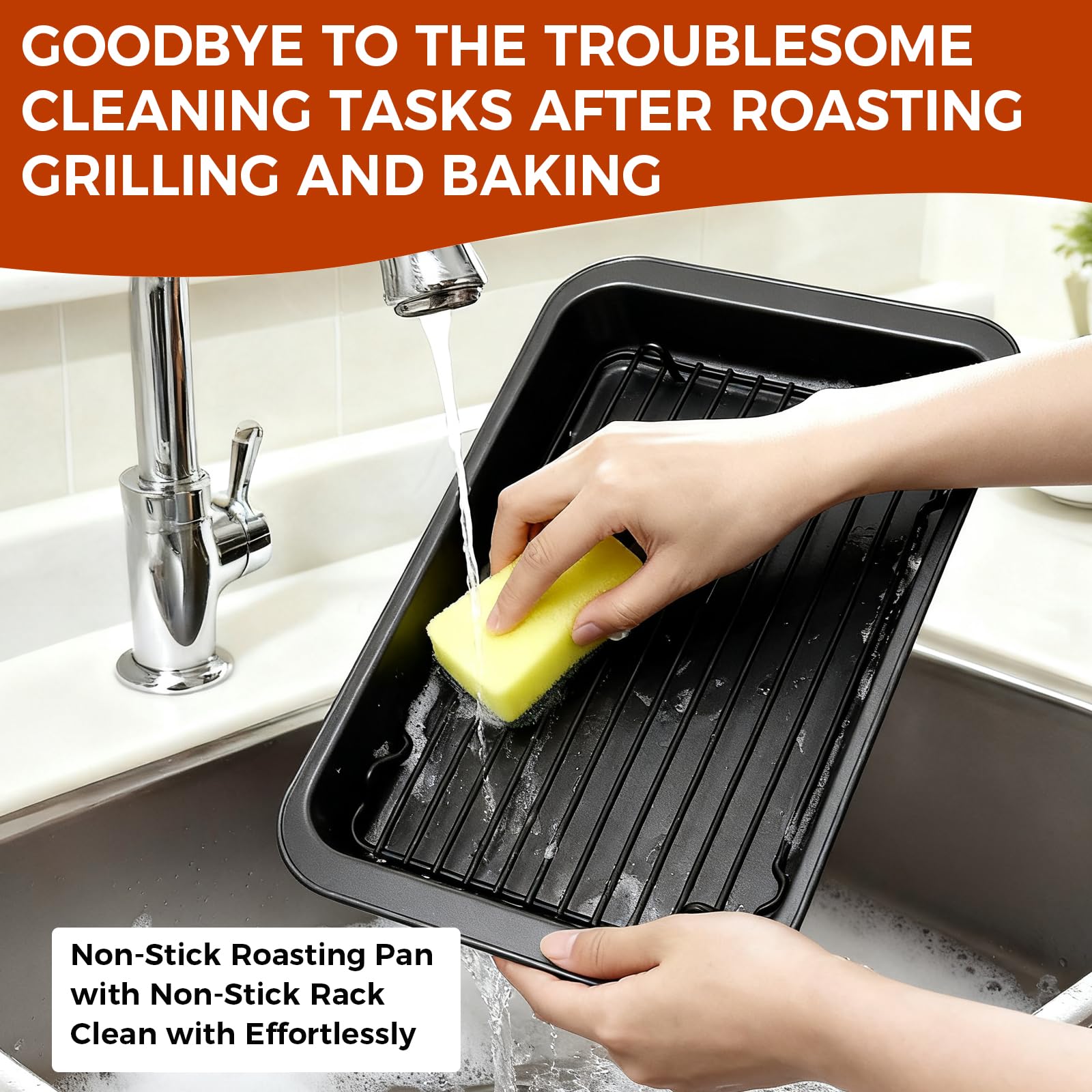 Gestone 15-inch capacity ideal for holiday dinners like Thanksgiving and Christmas.