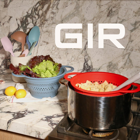 GIR collapsible colander compact design for small kitchens