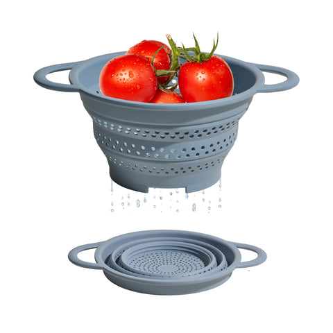 Get It Right GIR collapsible colander folded for compact storage