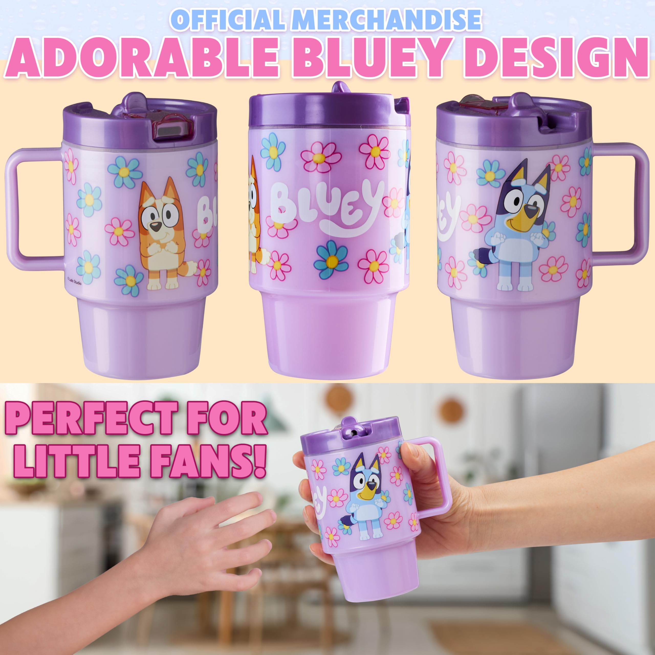 Get Trend Bluey glossy finish cleans quickly and resists smudges