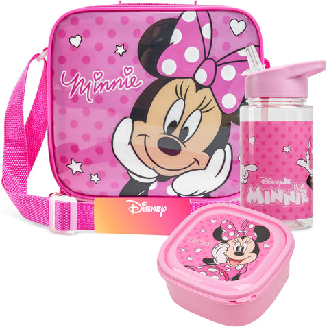 Get Trend Minnie Mouse lunch bag with insulated design for school meals