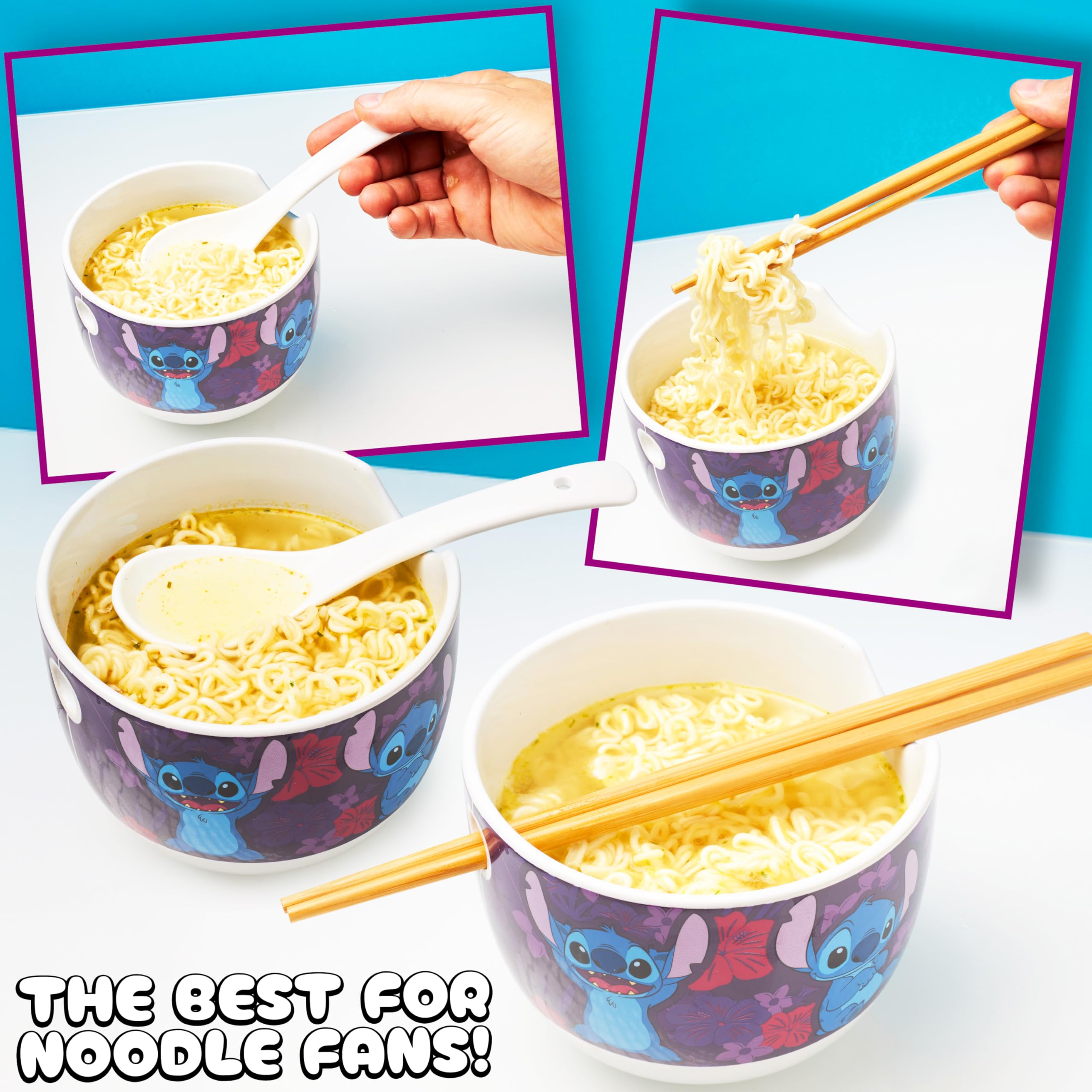 Get Trend Disney Stitch design close-up highlighting vibrant character for meals