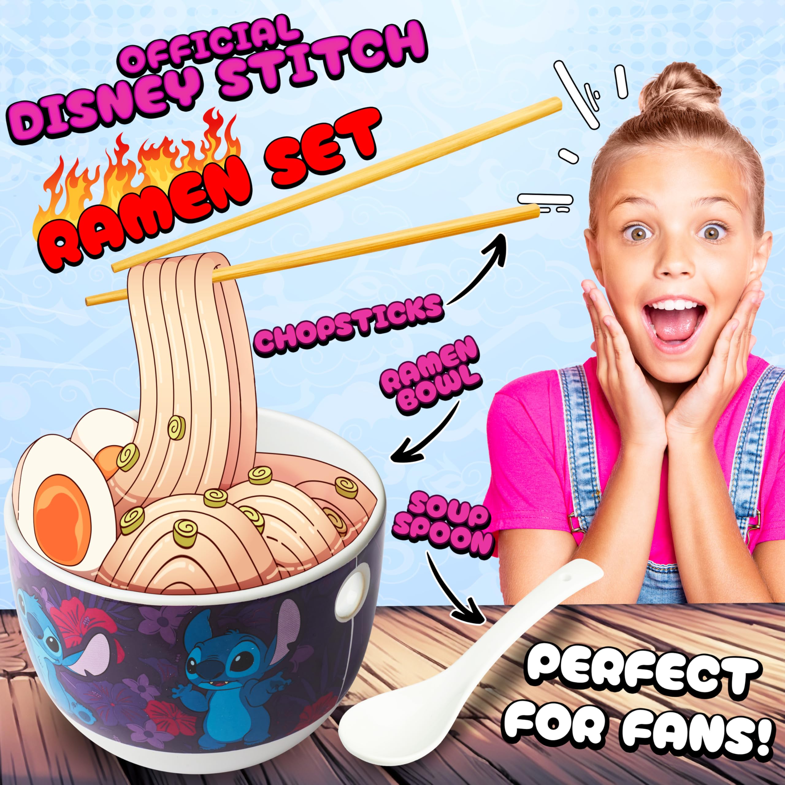 Get Trend Disney Stitch spoon accessory for convenient soups and noodles