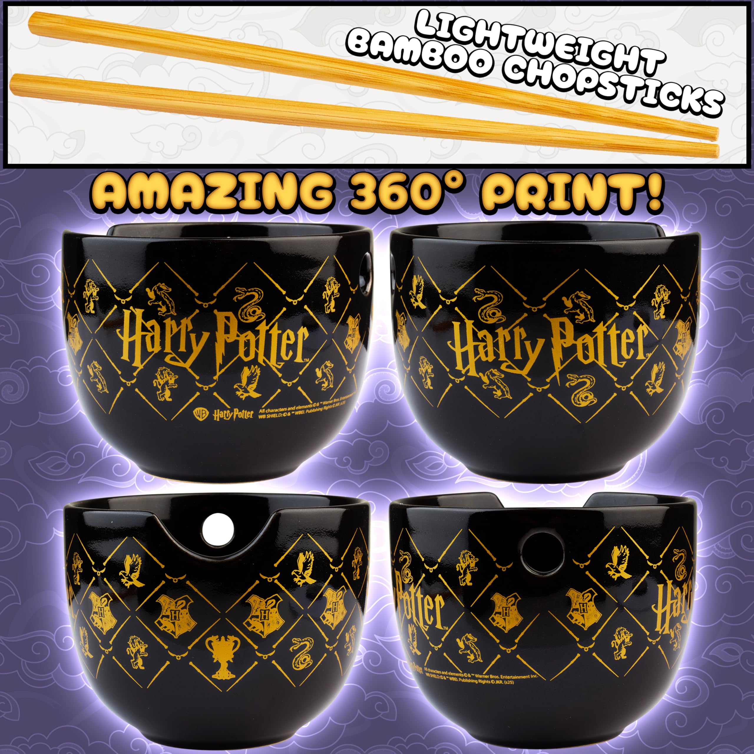 Get Trend Harry Potter bamboo chopsticks for authentic ramen experience
