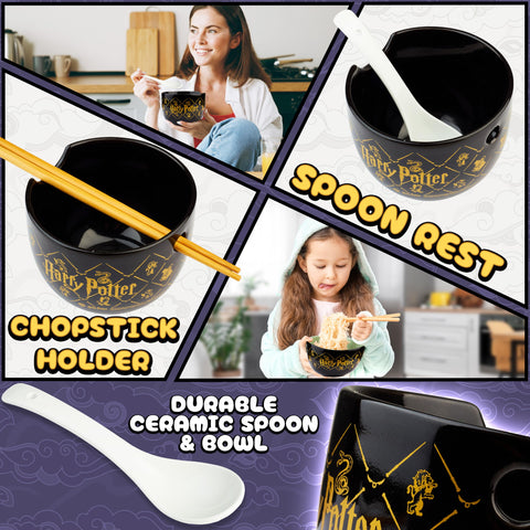 Get Trend Harry Potter microwave-safe ceramic bowl for quick reheats