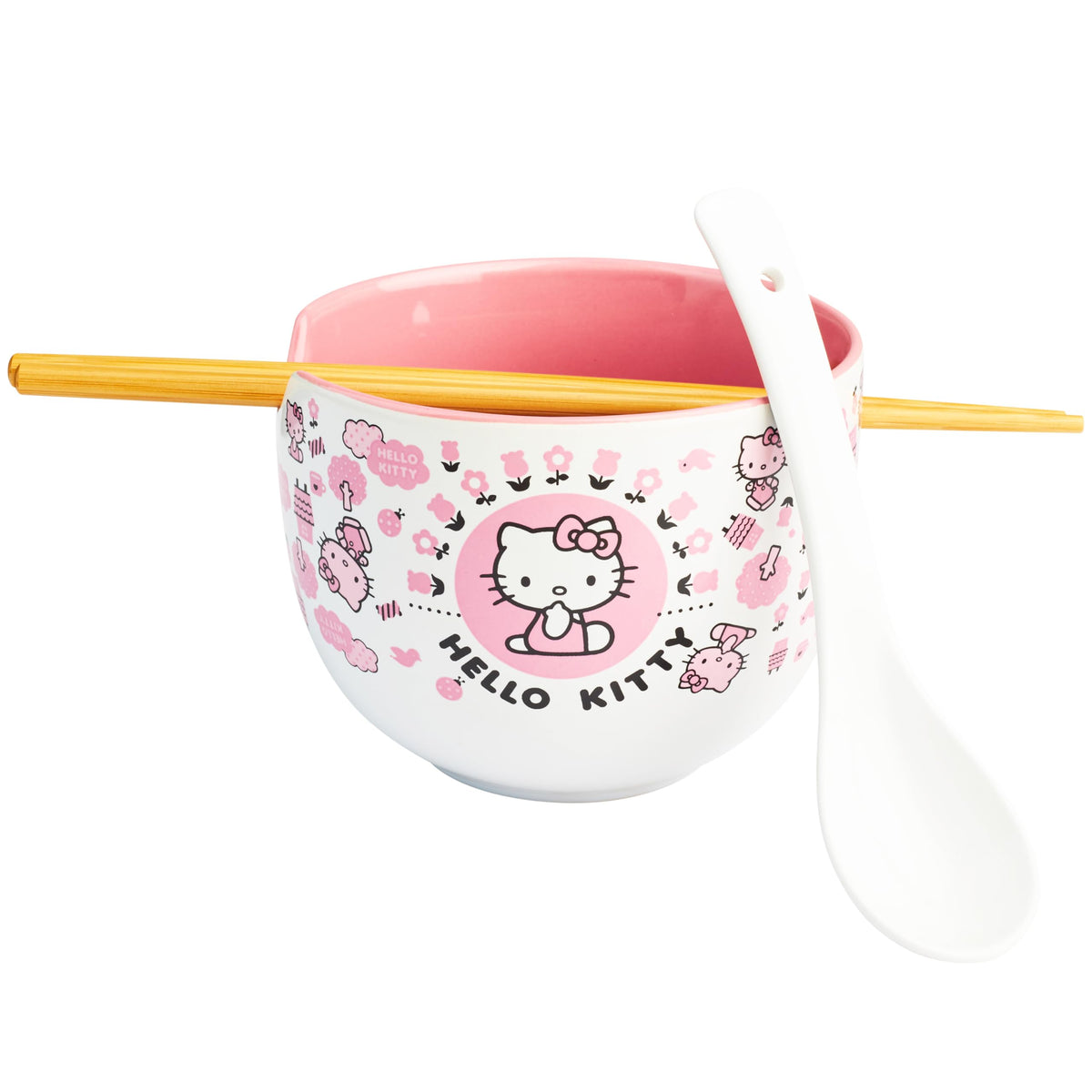 Get Trend Hello Kitty ramen bowl, 20oz capacity for hearty meals.