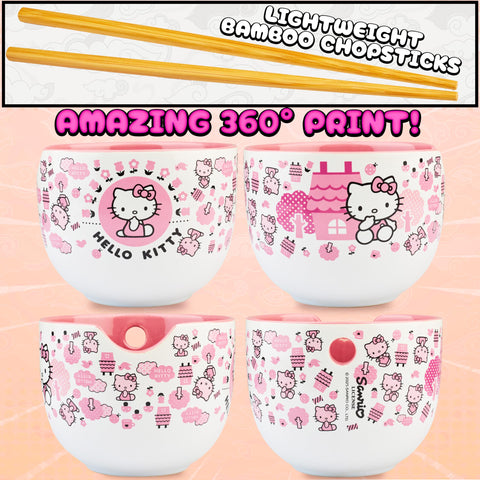 Get Trend Hello Kitty bamboo chopsticks for an authentic ramen experience.