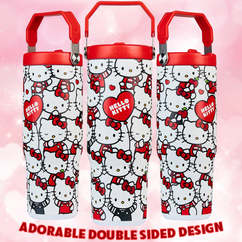 Get Trend Hello Kitty tumbler easy-clean base, durable stainless steel for daily use