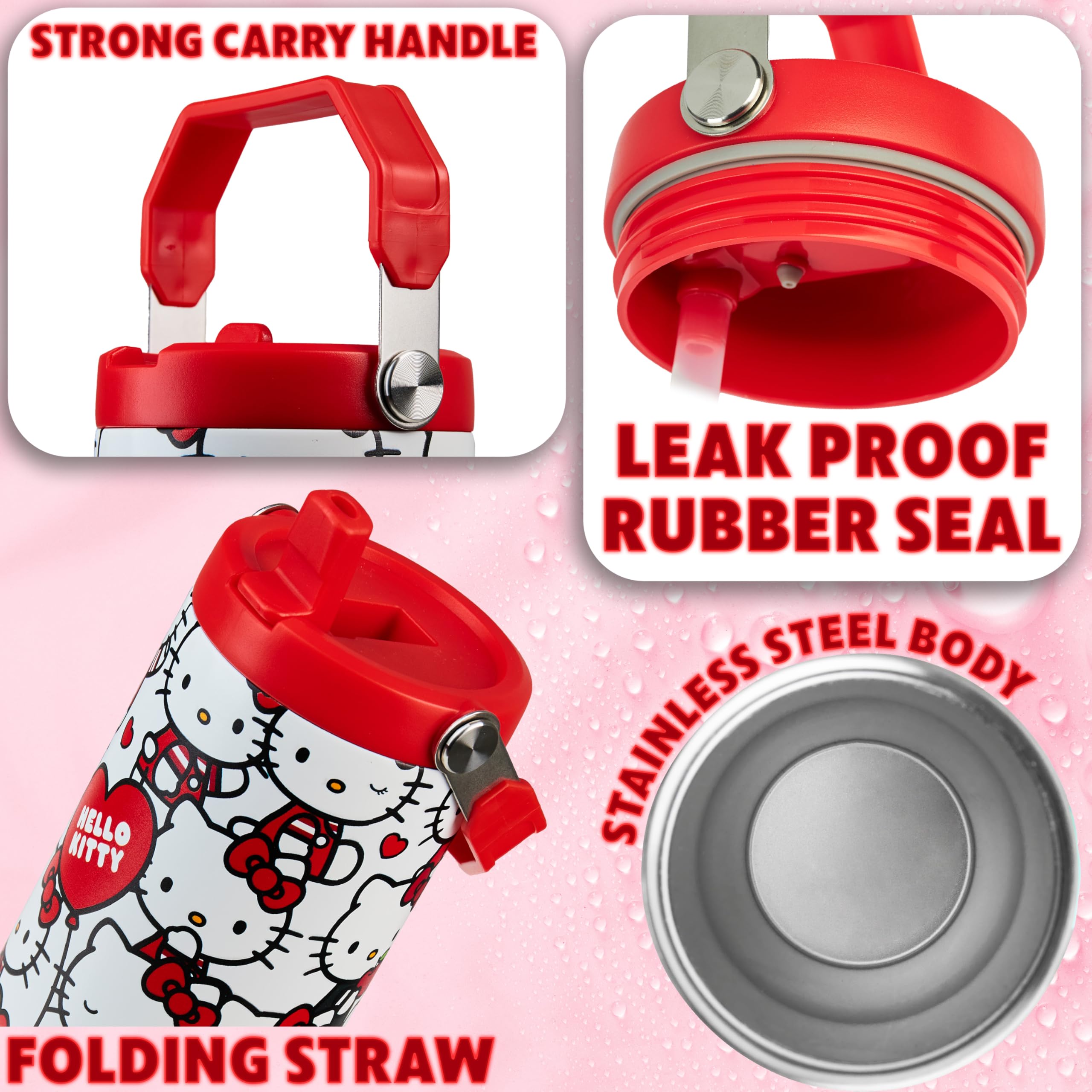 Get Trend Hello Kitty tumbler graphic side, bold and playful for teens and kids