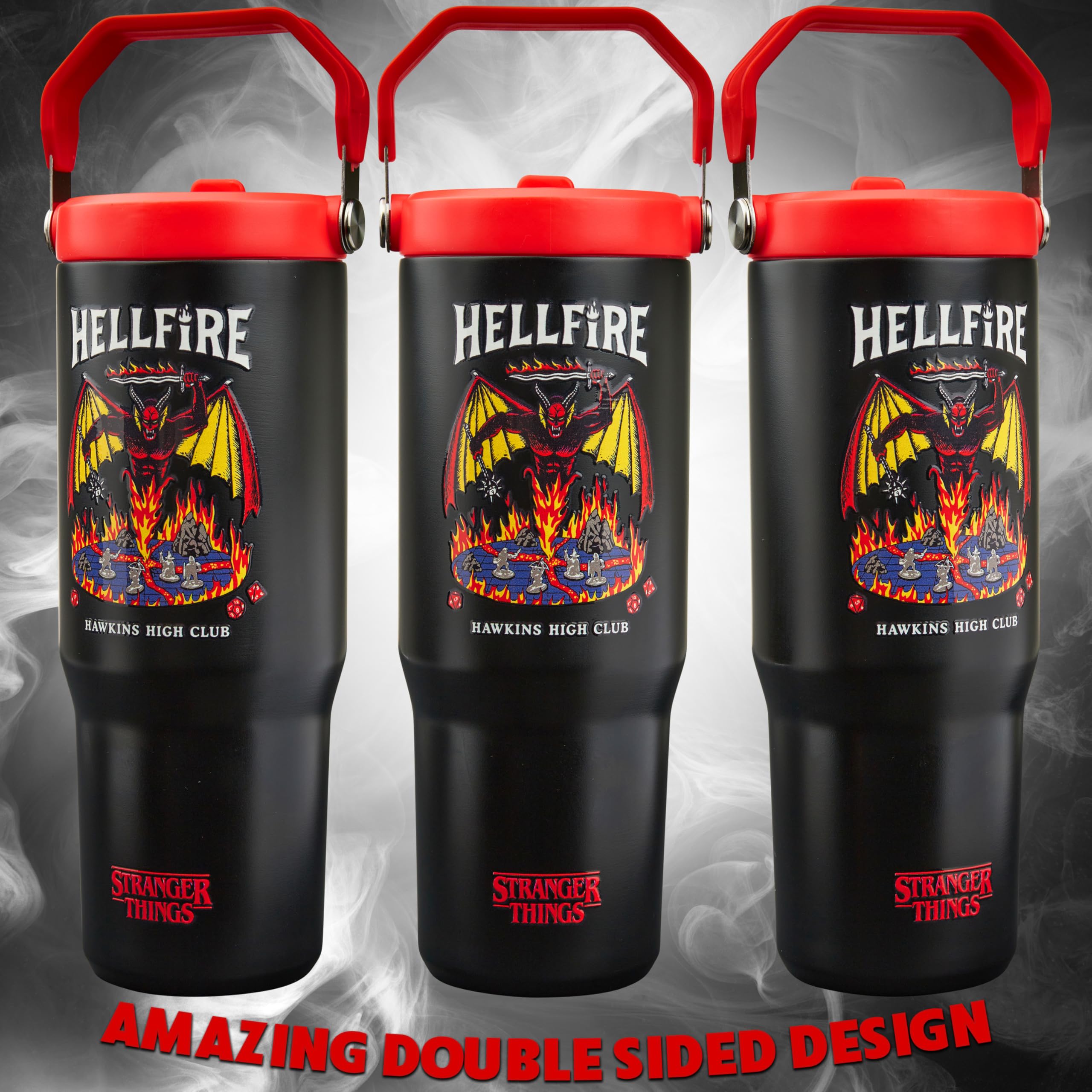 30oz capacity minimizes refills during long study sessions and road trips