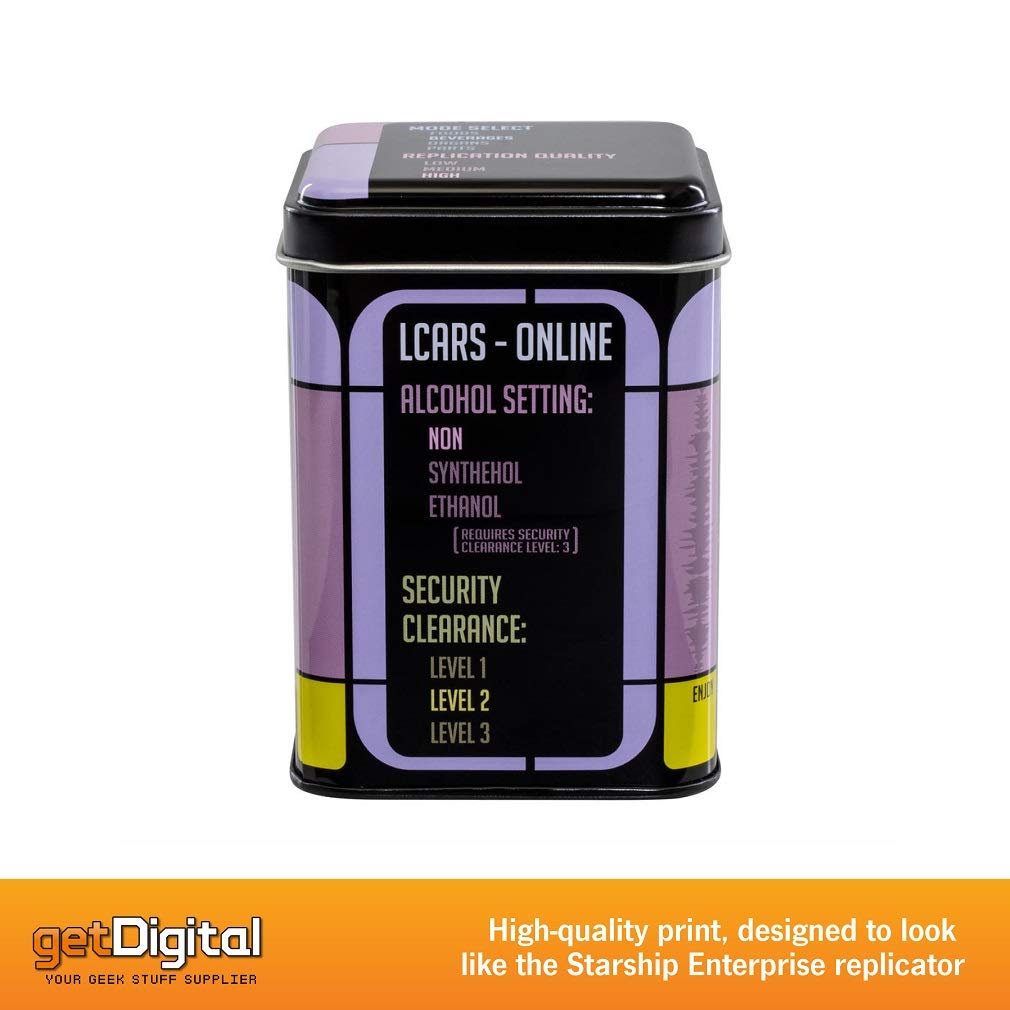 getDigital Tea Tin lid and stackable base for organized tea corners.