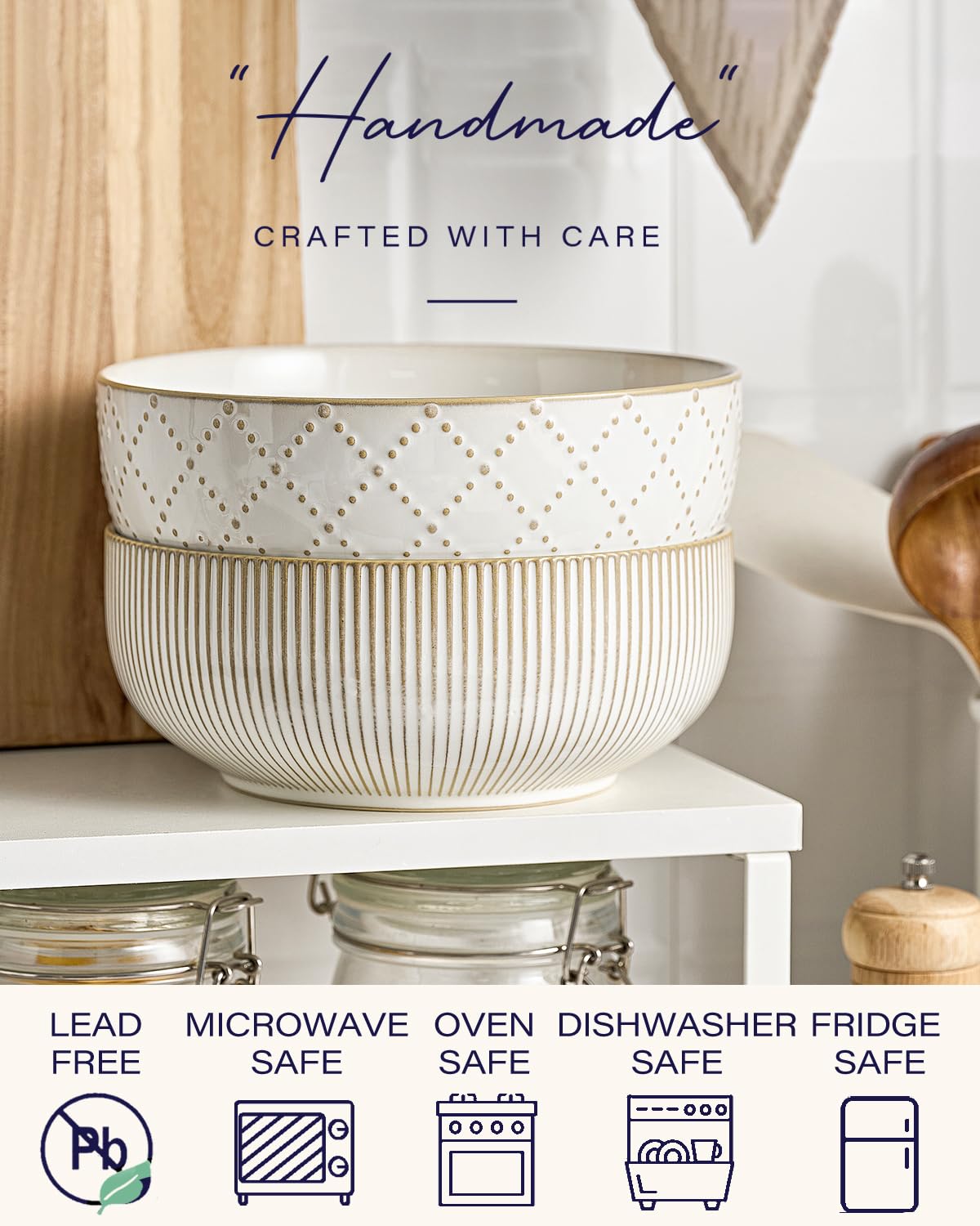 Getstar bowls microwave-safe design for convenient reheating without transferring dishes.