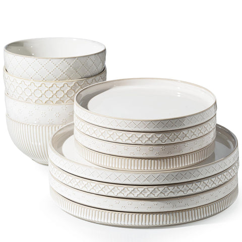 Getstar 10.5-inch dinner plate with durable ceramic and timeless style.