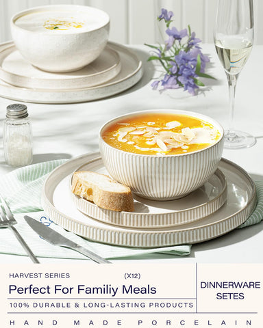 Getstar 8-inch salad plate paired with a 10.5-inch plate for versatile dining.