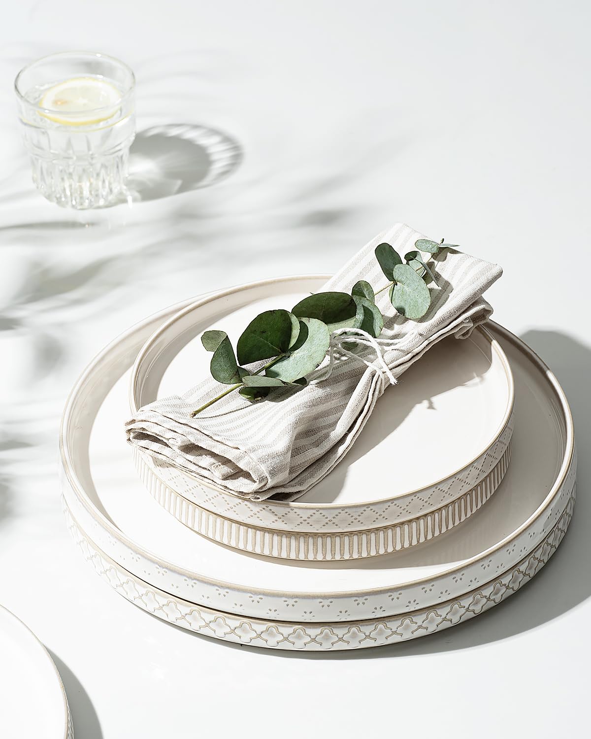 Getstar microwave-safe ceramic dinnerware for quick reheating of meals.