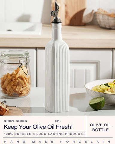 Getstar olive oil dispenser automatic-spout enables easy tilt pouring and controlled flow