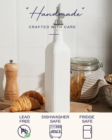 Getstar olive oil dispenser on kitchen counter complements decor with practical design
