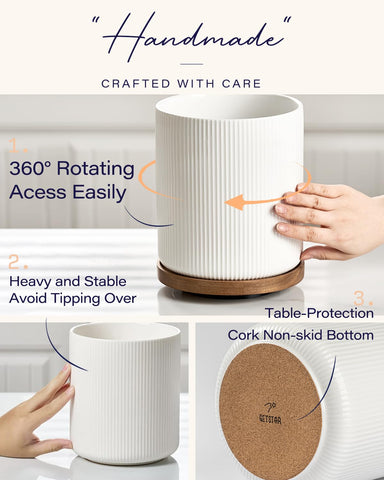 Getstar sturdy base with a glossy ceramic finish for kitchen durability