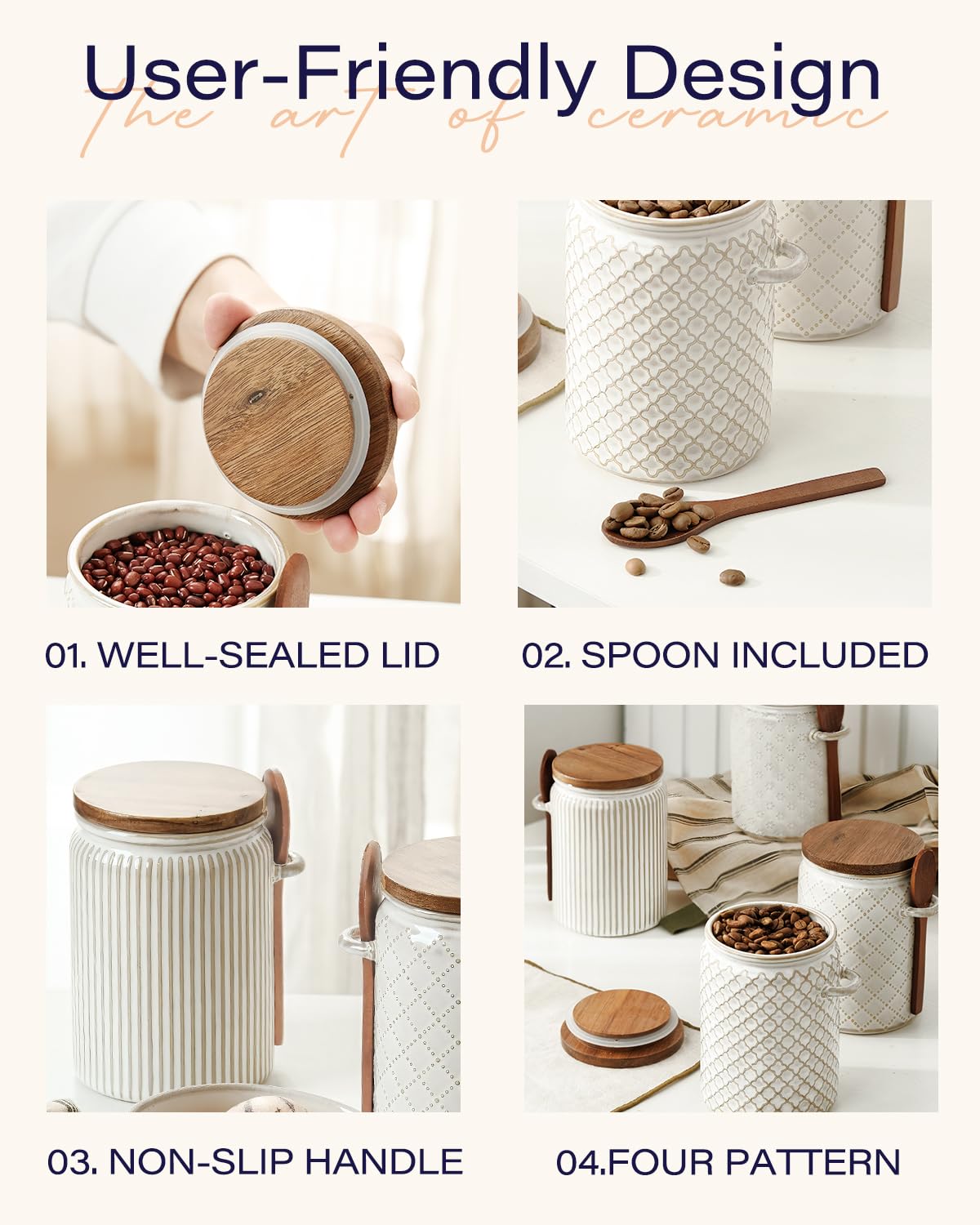 getstar wooden lid with silicone seal preserves freshness in kitchen containers