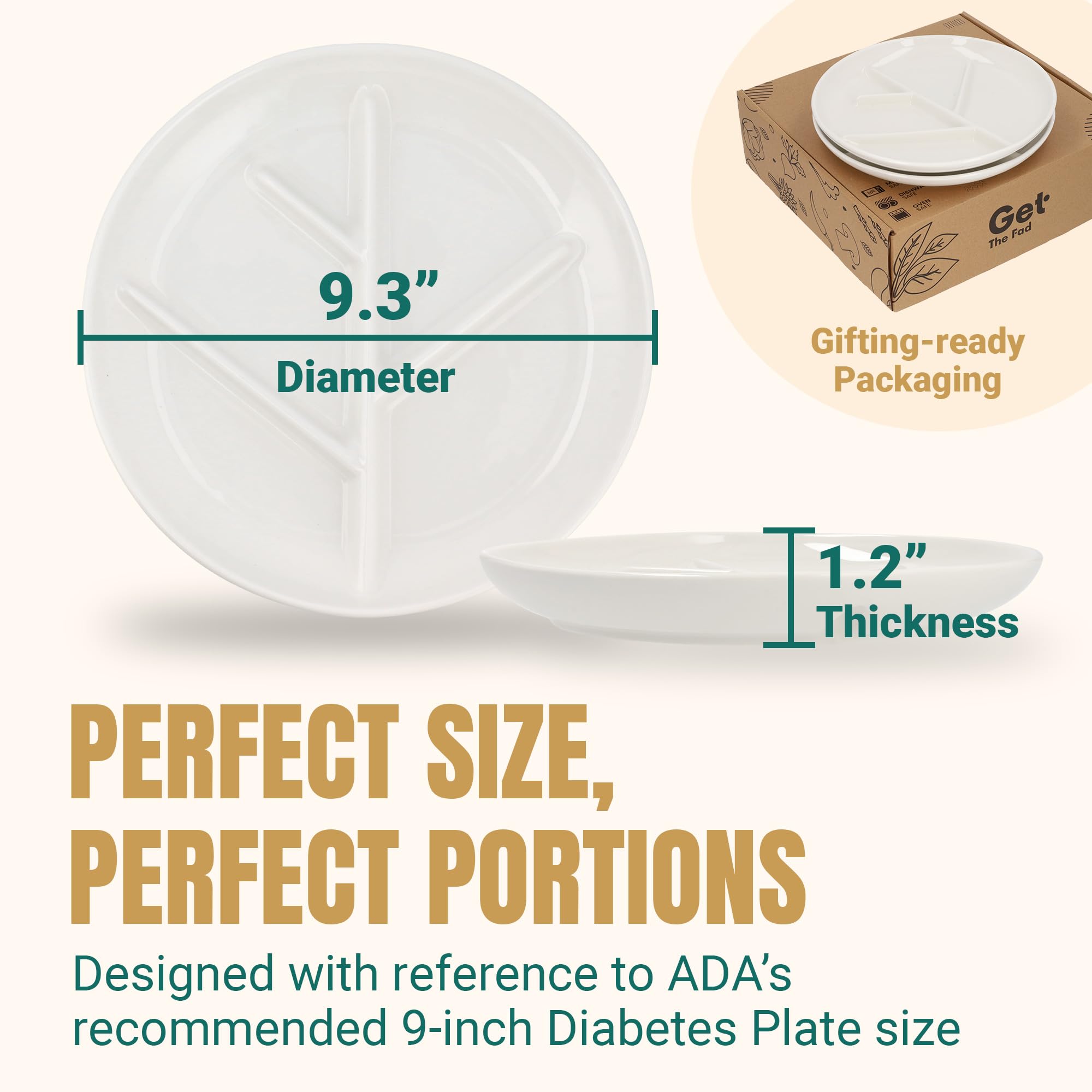 GetTheFad BPA-free non-toxic plate ensures safe family meals.