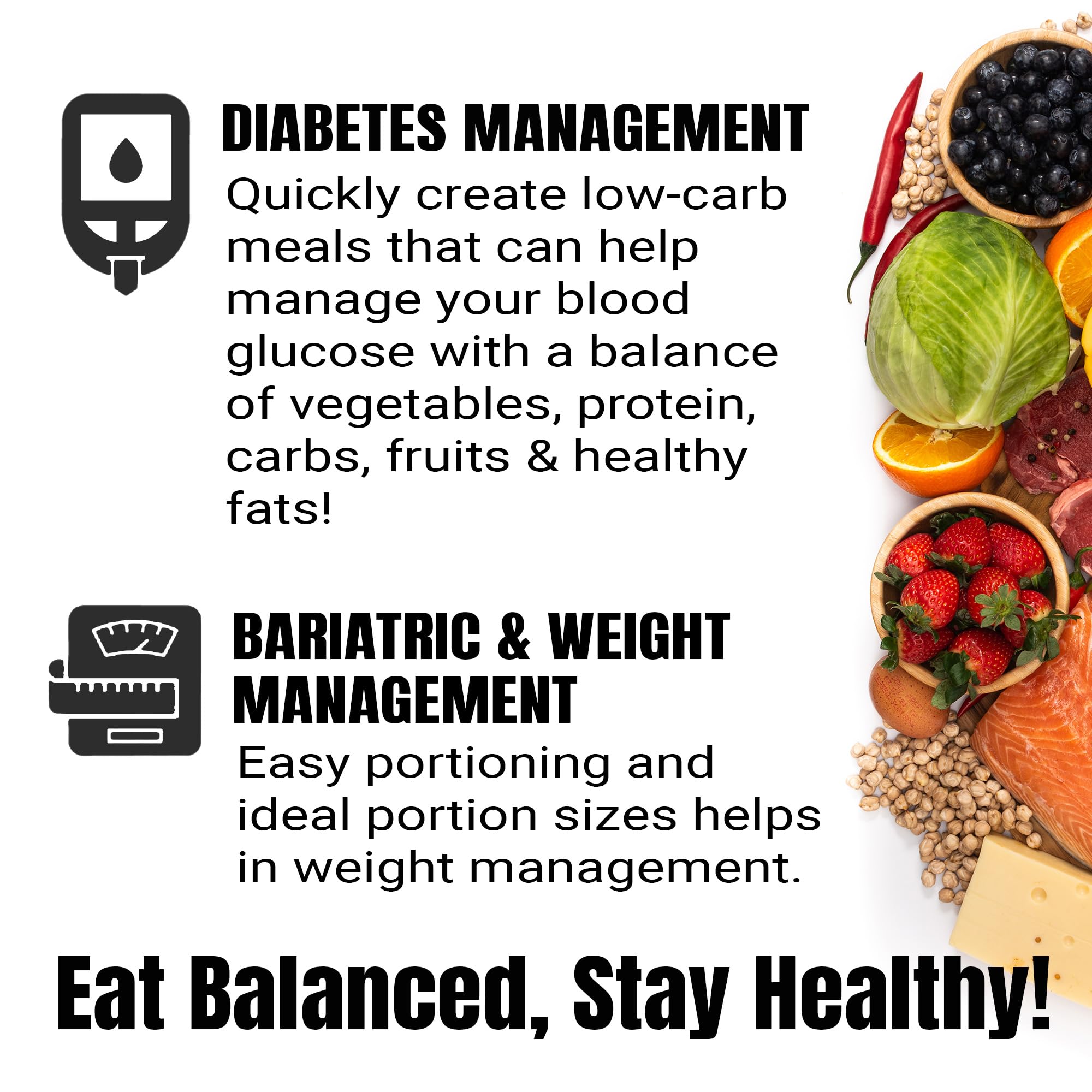 GetTheFad 9-inch diameter plate design suitable for balanced portions.