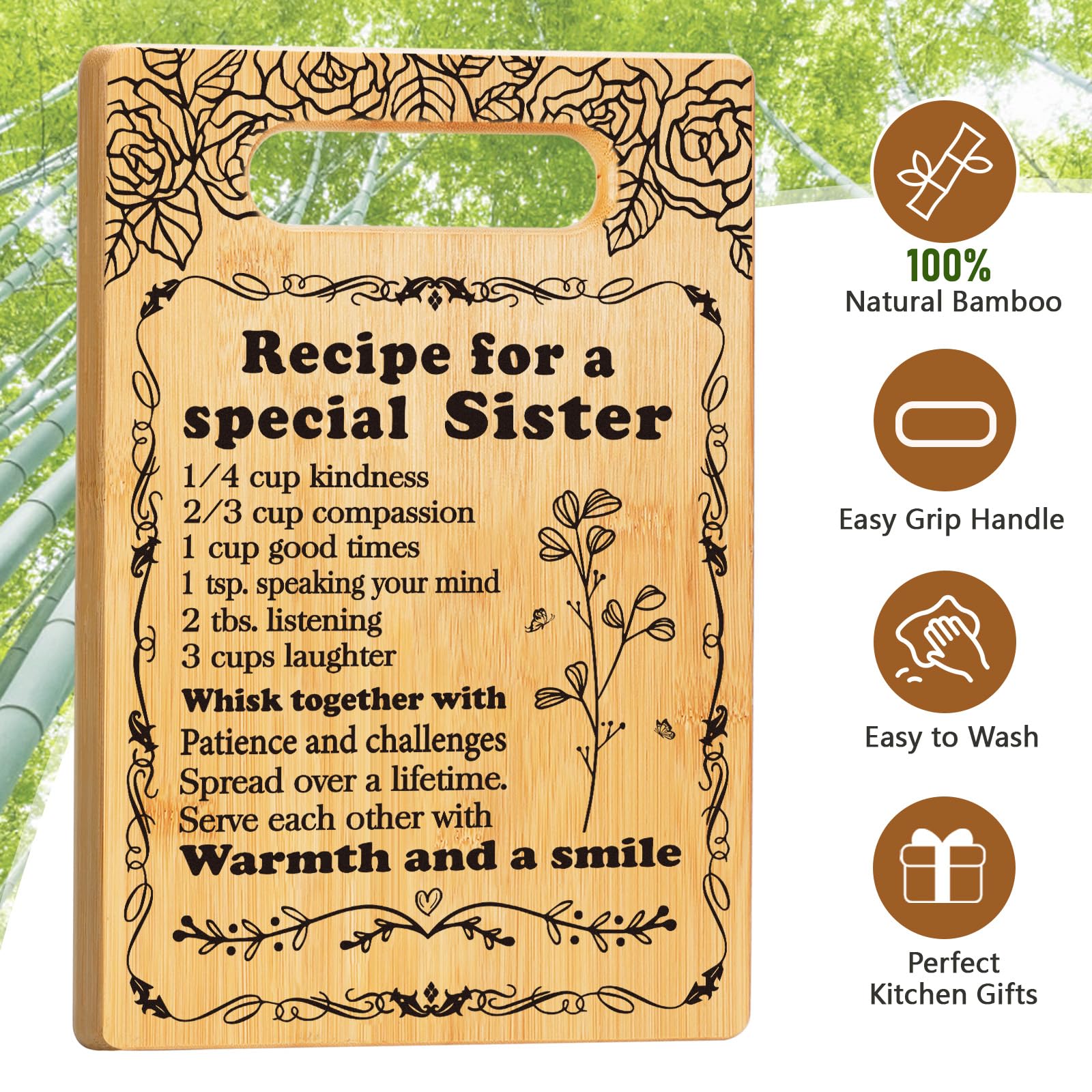 GevGuxLuo printed message on cutting board adds lasting sentiment
