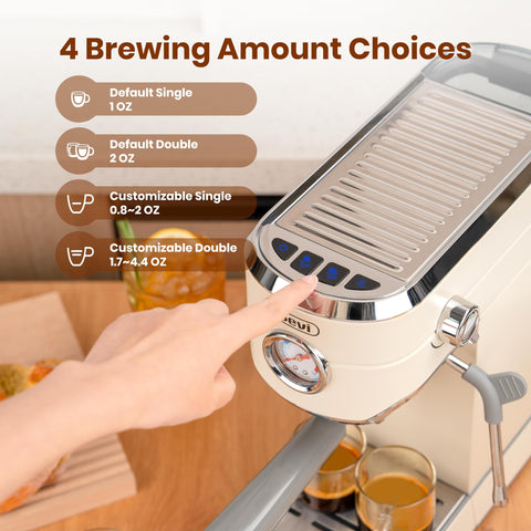 Gevi conical burrs provide quiet, consistent grinding