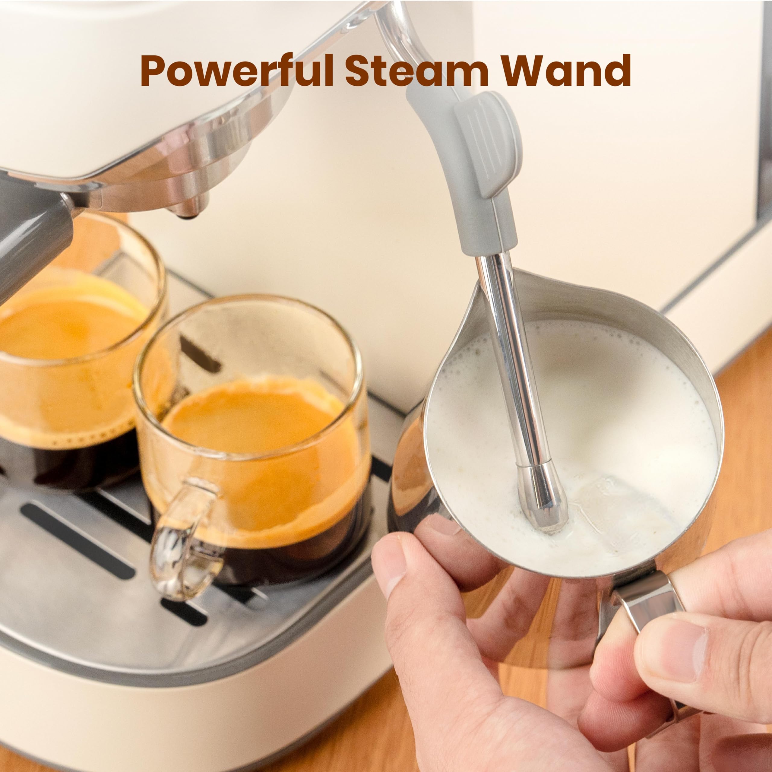 Gevi espresso glasses set for tasting your brew